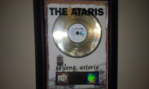 The Ataris So Long, Astoria Gold Record