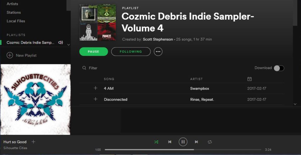 Cozmic Debris Indie Sampler Vol 4