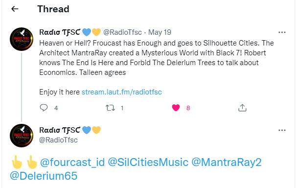 Radio TFSC Tweet