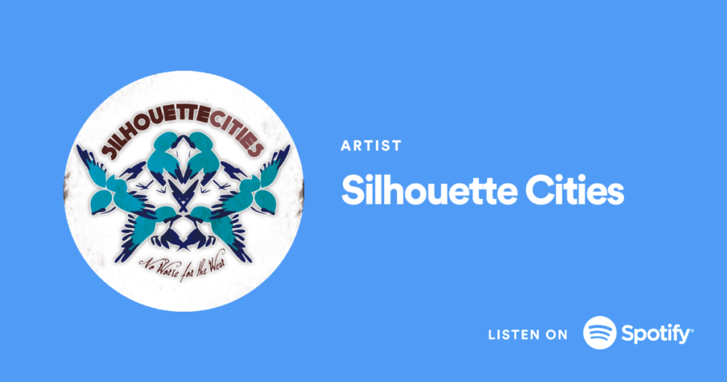 Silhouette Cities Spotify Card