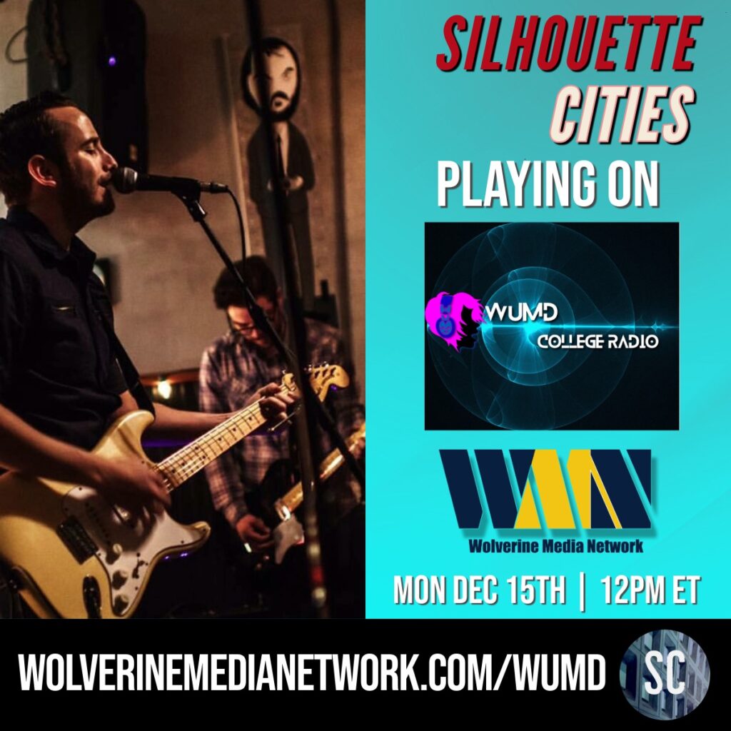 Silhouette Cities playing on WUMD College Radio
